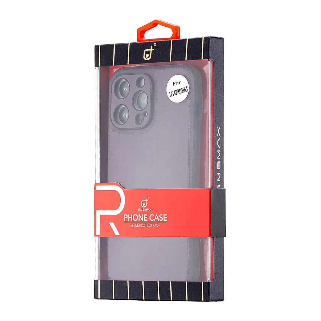 Чохол Jinduka Leather Protected Camera iPhone 14 Pro Max Purple - фото 2