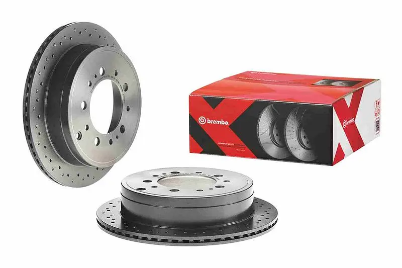 Диск гальмівний вентильований Lexus Lx II-III, Toyota Tundra 97-25р Brembo (09.D618.1X) - фото 2