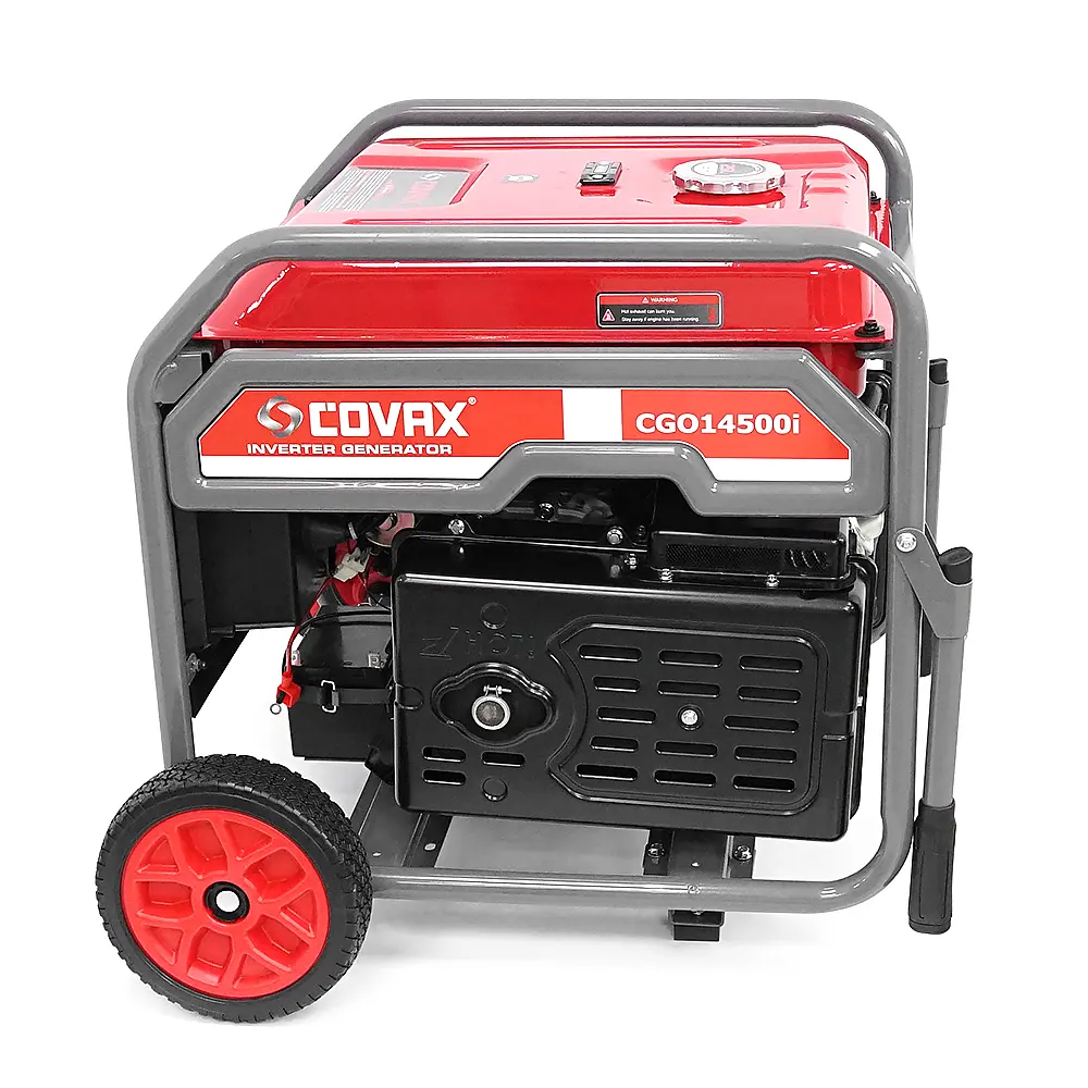 Генератор інверторний COVAX CGO14500i, 9.5kW, бензин, однофазний 220V, 50Hz, electrik starter, 4-stroke, бак 25L, 633х550x605mm, 70kg - фото 5