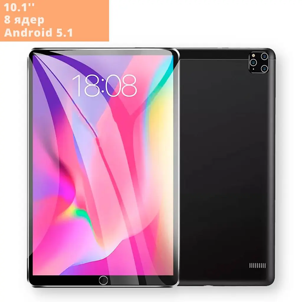 Планшет No Brand 10.1'' 2Gb ОЗУ /32Gb 4000mah Чорний (e607b6-131_2100) - фото 2