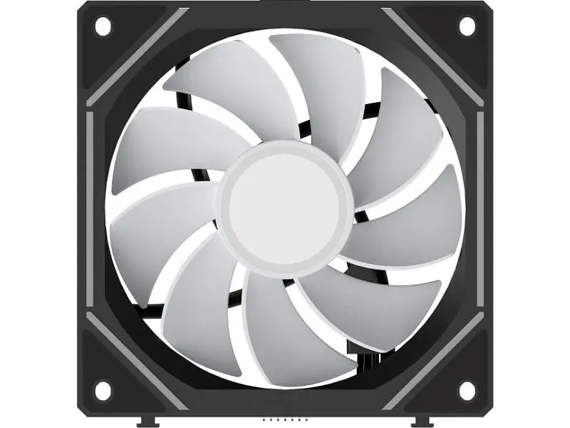 Корпусний вентилятор OCYPUS GAMMA F12 UNI ARGB Black (GAMMA-F12-BK1AM00U-GL) - фото 4
