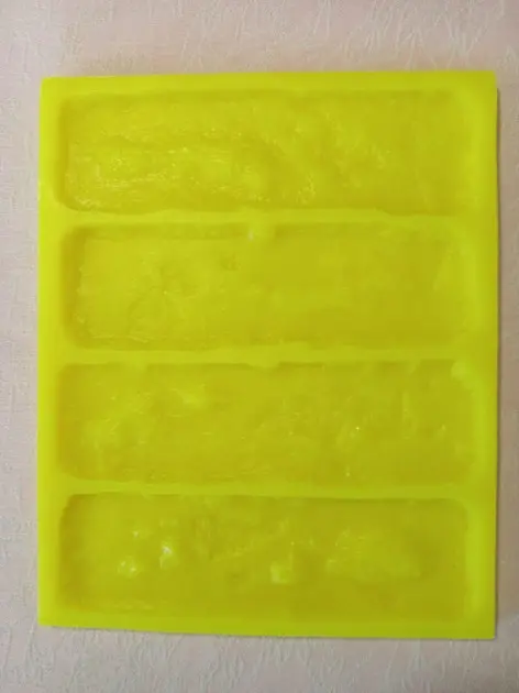 Гнучка поліуретанова форма для виготовлення декоративної цегли A.N.B. "БОСТОН" на 4 плитки - фото 6