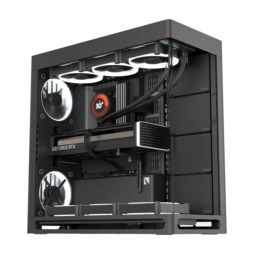 Корпус для ПК HAVN HS 420 Base Edition Black (HVN-CA-HS420-06) - фото 8