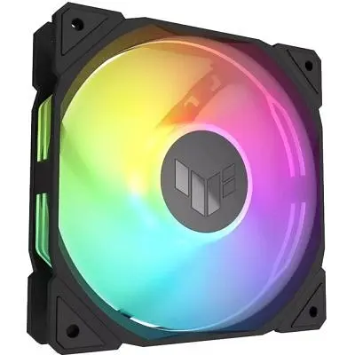 Кулер для корпуса ASUS TUF Gaming TR120 ARGB Reverse Triple Pack Black (90DA00D0-B09020) - фото 2