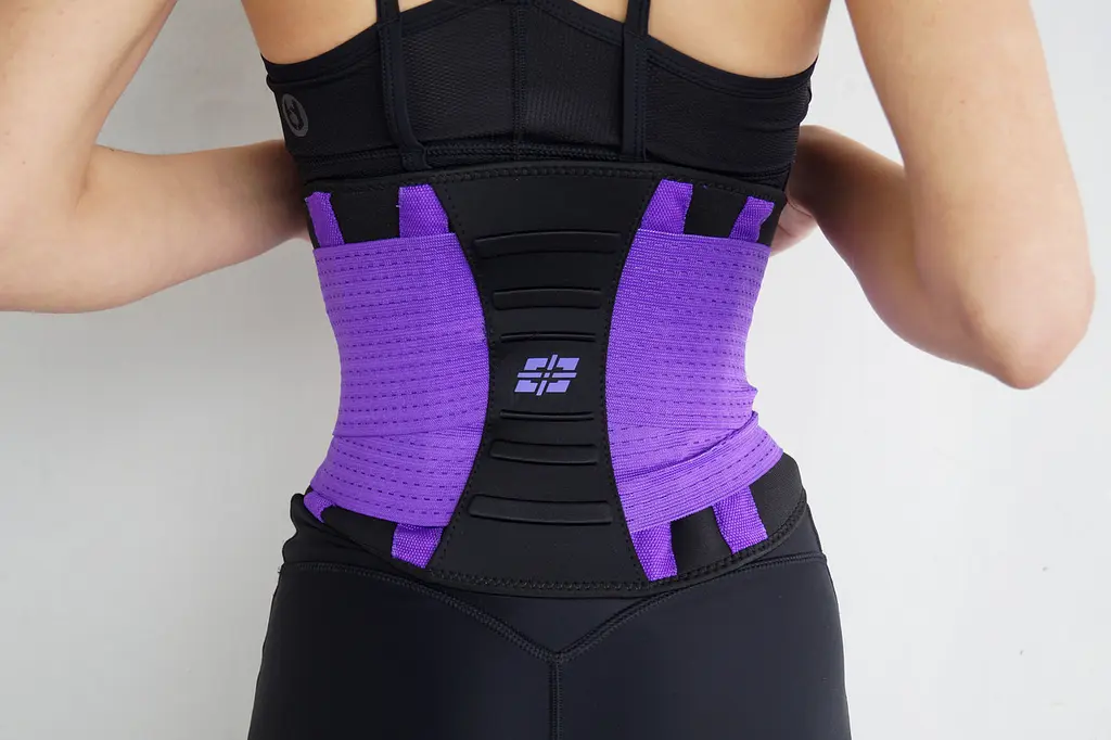 Пояс-корсет для поддержания спины Power System PS-6031 Waist Shaper Purple S/M - фото 5