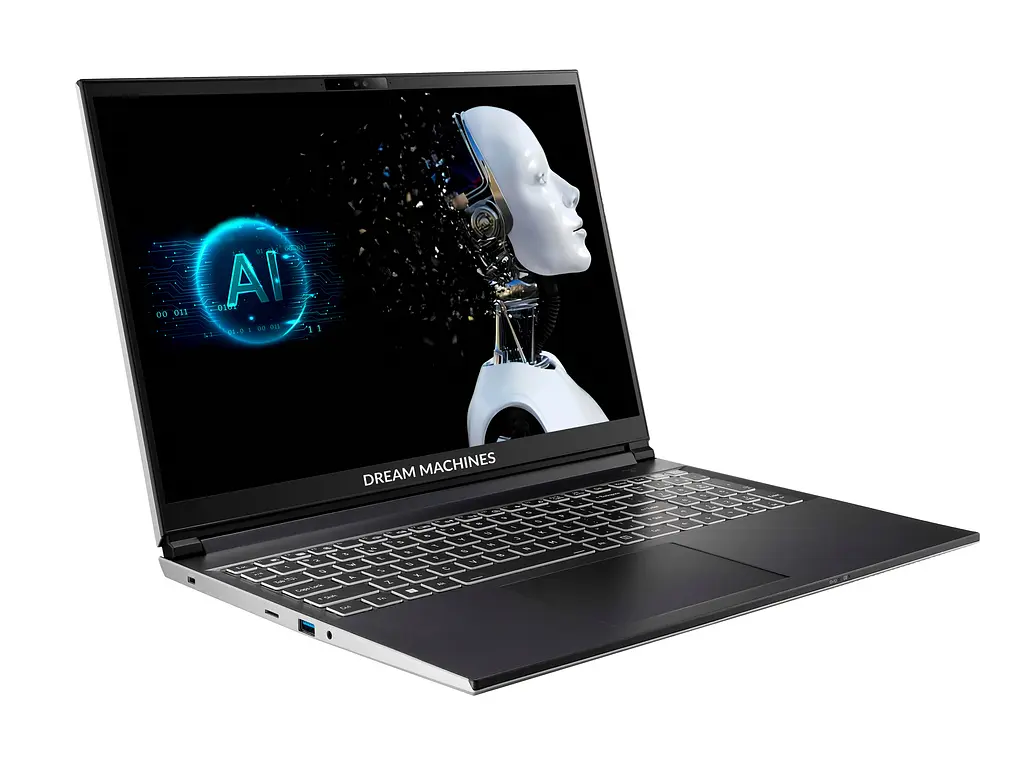 Ноутбук Dream Machines IPS RG4050-16 16FHD+, Intel Ultra 7-155H, 32GB, F1TB, NVD4050-6, DOS, Серебристый (RG4050-16UA26) - фото 3