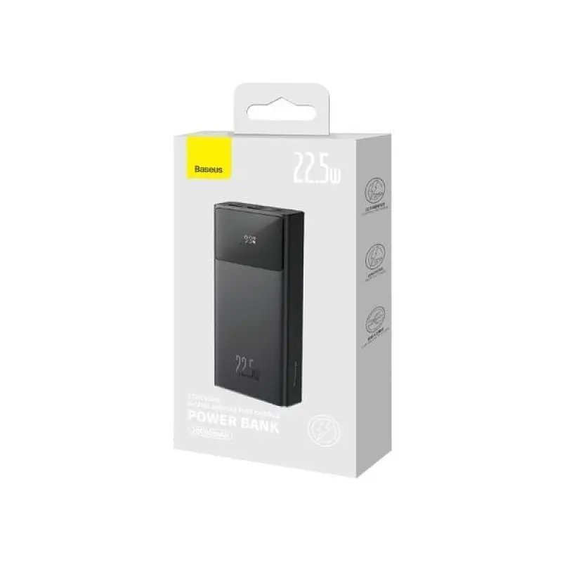 Повербанк Baseus Star Lord Display 22.5W 30000 mAh Black (PPXJ060101) - фото 4