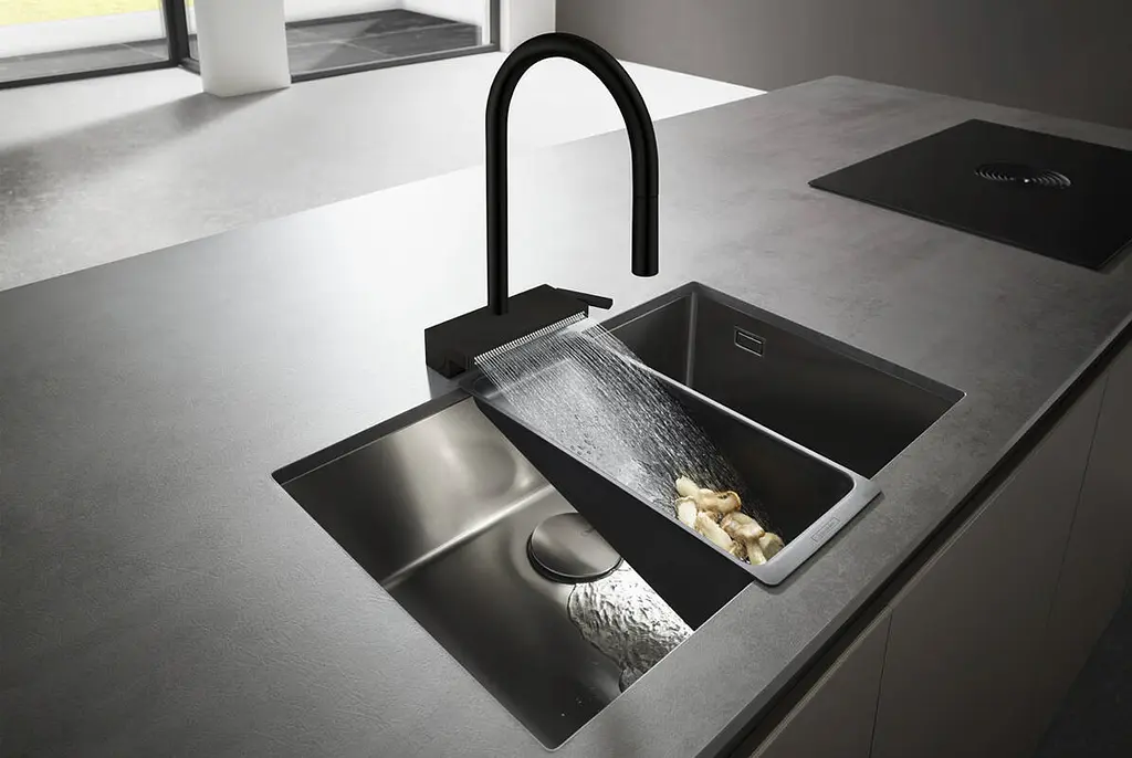 Змішувач для кухні Hansgrohe Aquno Select M81 170 3jet з витяжним виливом matt black 73837670 - фото 2