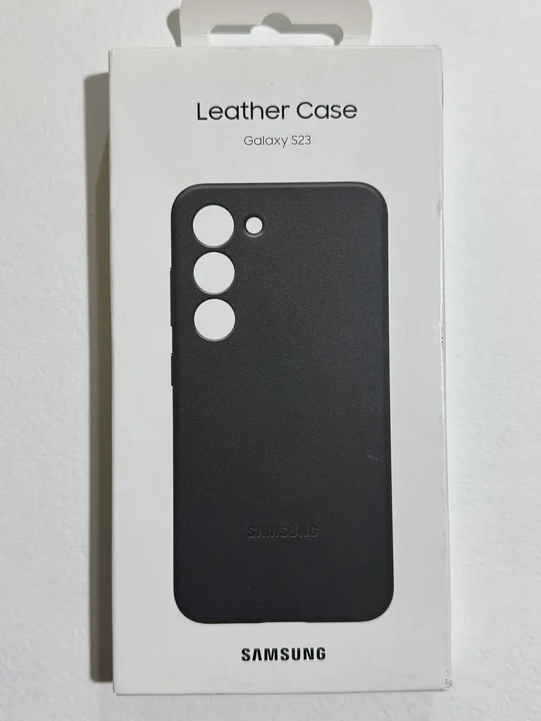 Оригінальний шкіряний чохол Leather Case Cover Samsung Galaxy S23 Black (EF-VS911LBEGRU)