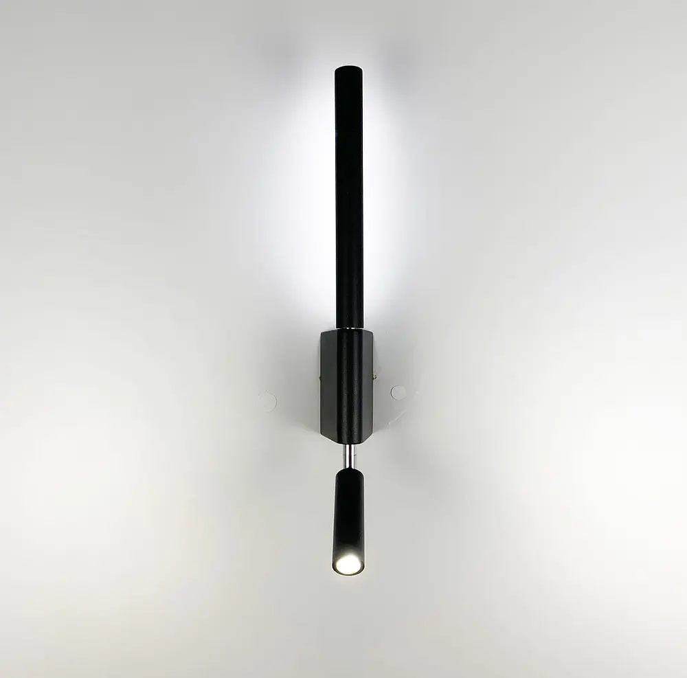 Бра Mantra Torch у чорному кольорі Line F WS 1G BK - фото 6