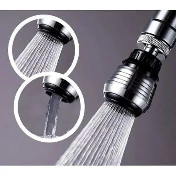 Насадка аератор на кран Wuw Water Saver 150 гнучкий подовжувач з розпилювачем - фото 5