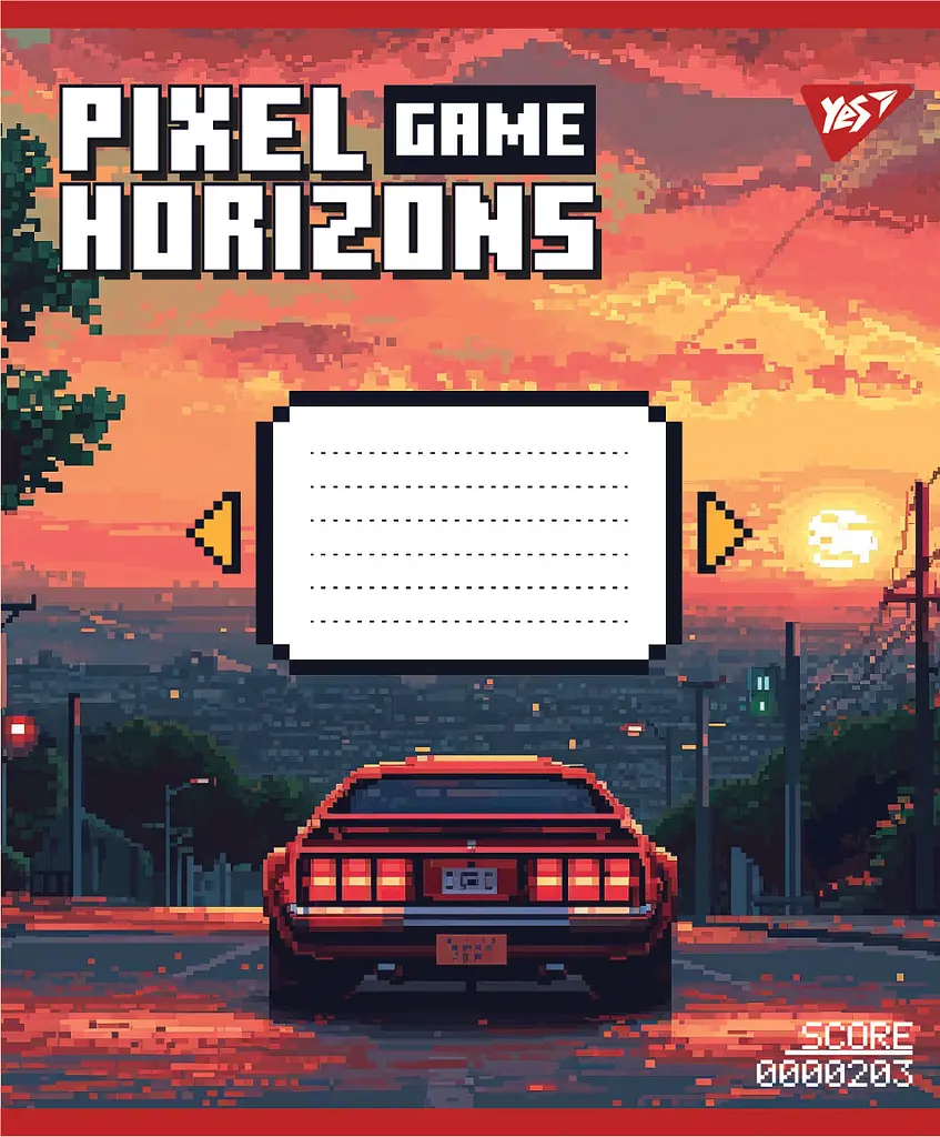 Набір зошитів шкільних YES А5/12 лінія Pixel game 25 шт (767775) - фото 3