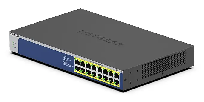Коммутатор GS516PP 16xGE PoE, 260Вт, неуправляемый NETGEAR teh0018213 - фото 3