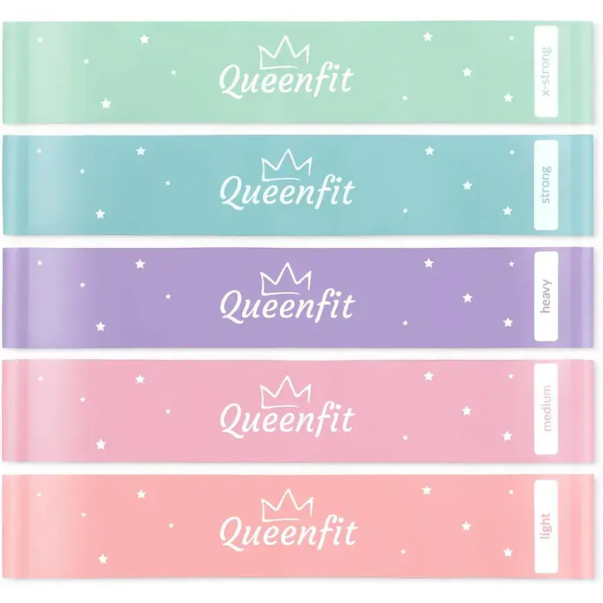 Набір гумок для фітнесу Queenfit 0.5-30 кг Q-66109 - фото 2