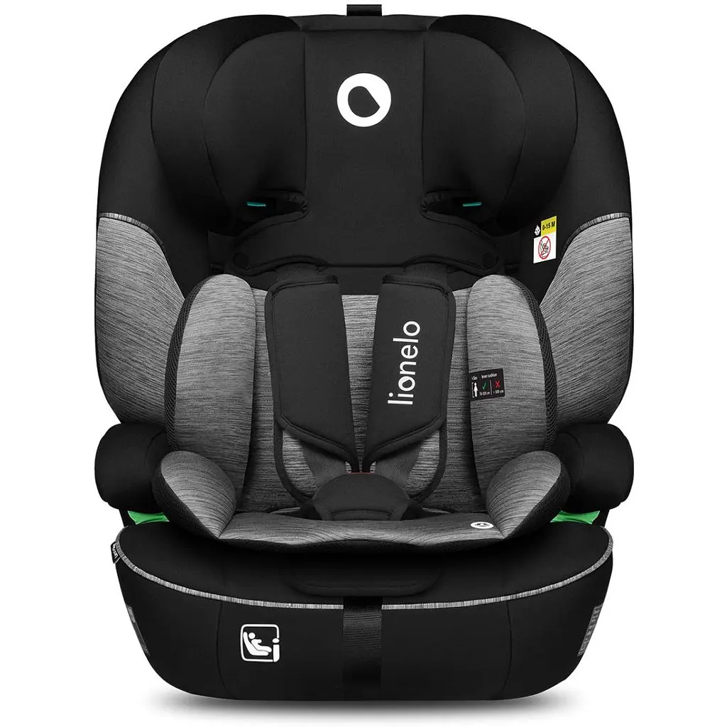 Автокрісло Lionelo Levi i-Size Black Grey (LO-LEVI I-SIZE BLACK GREY) - фото 4