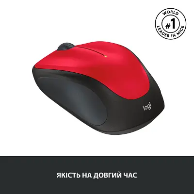 Мишка Logitech M235 Red (910-002496) - фото 4