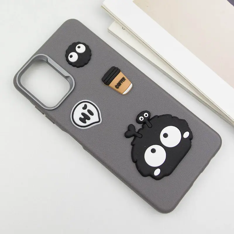 Чохол TPU Leather Toys для Samsung Galaxy A06 Monster / Grey - фото 3