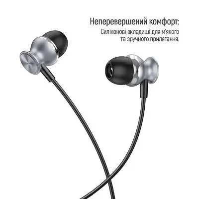 Наушники ColorWay 3.5 mm Wired Earphone UrbanBeat Black (CW-WD03BK) - фото 3