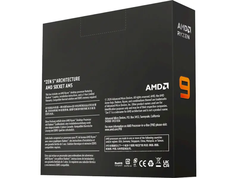 Процесор AMD Ryzen 9 9950X (100-100001277WOF) - фото 3