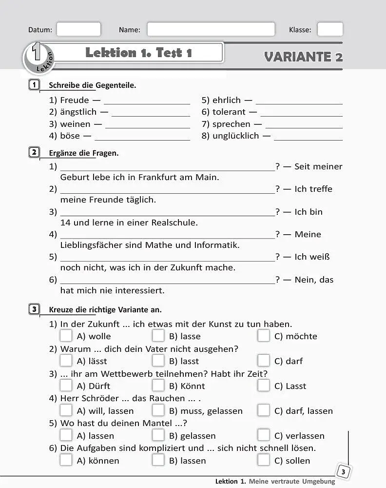 Німецька мова. 10 клас. Тестовий зошит до підручника «Dеutsch lernen ist super!» - фото 4