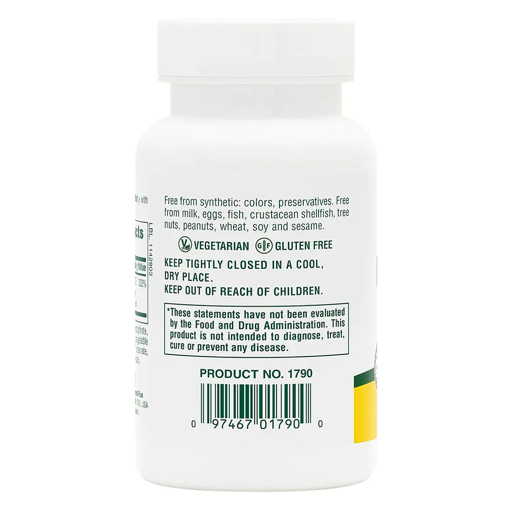 Вітаміни та мінерали Natures Plus Folic Acid 800 mcg, 90 таблеток - фото 3