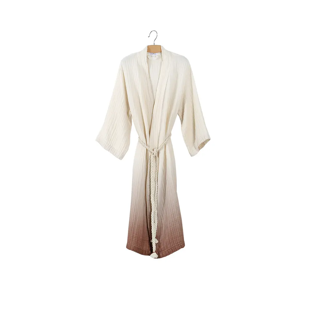 Халат Lotus Home - Nitra muslin beige L/XL - фото 8