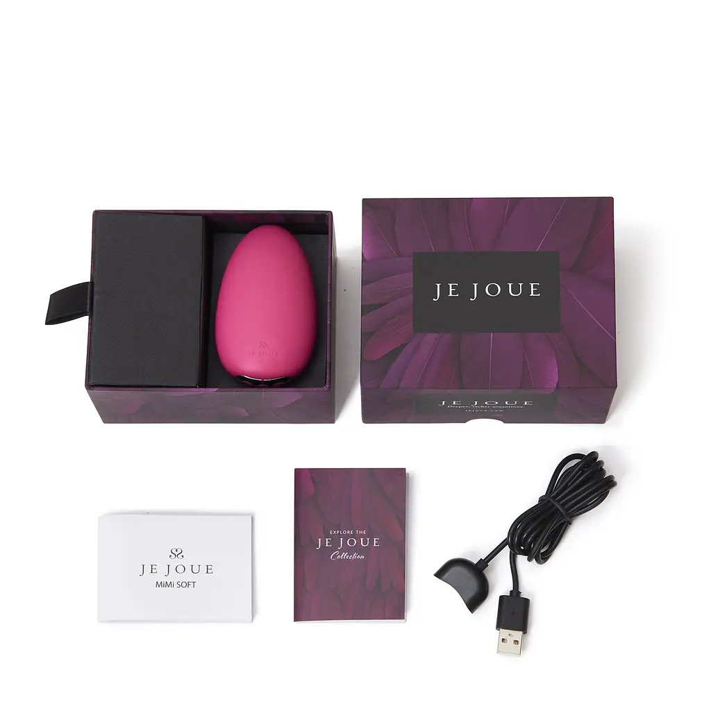 Вібромасажер Je Joue - Mimi Soft Fuchsia, м'який кінчик, глибока вібрація, 12 режимів - фото 5