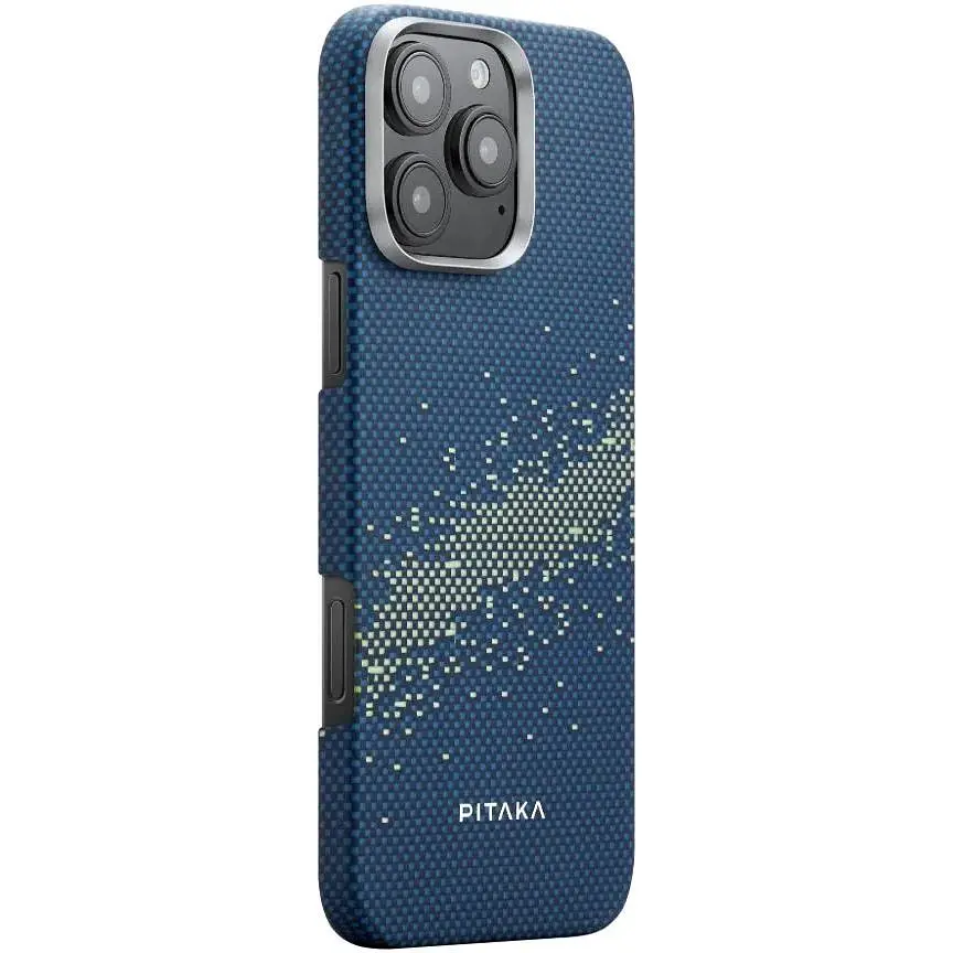 Чохол-накладка Pitaka Tactile Woven Case StarPeak Milky Way Galaxy для iPhone 16 Pro Max (KI1602PMYG) - фото 2