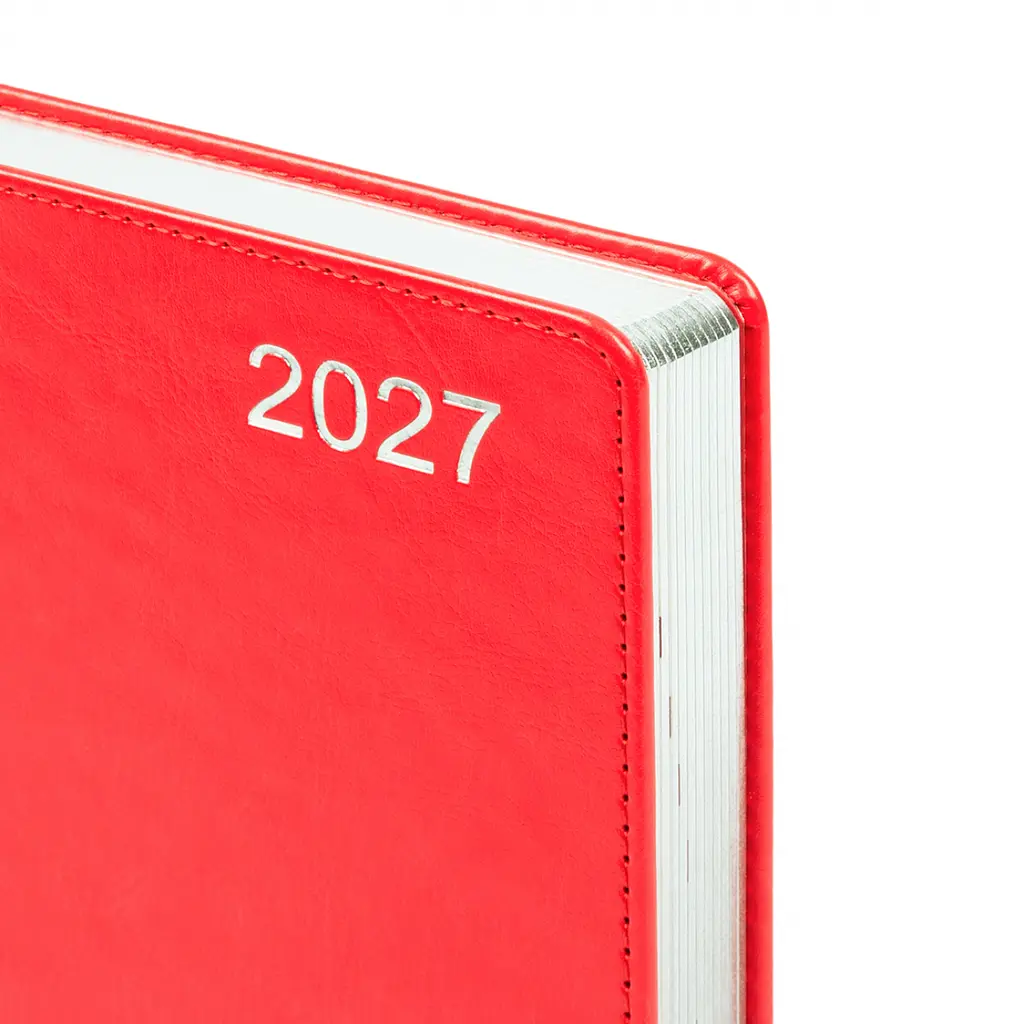 Щоденник діловий Leo Planner 2027 City А5 твердий 368 сторінок червоний (252751) - фото 2