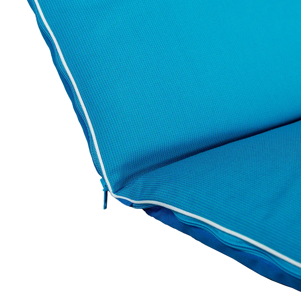 Матрас для шезлонга Ost-Fran Trio тексилк голубой меланж FL-313/306, 189x58x5 см - фото 3