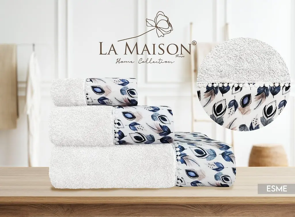 Подарочный комплект полотенец La Maison 30х50см + 50х90см + 70х140см pbe0048915 - фото 2