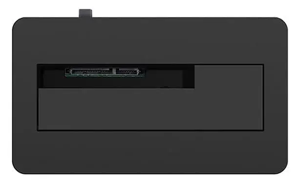 Зовнішня кишеня Maiwo для HDD 2,5"/3,5" SATA через USB 3.0, безгвинтове кріплення, пластик, чорна (K308P) - фото 4
