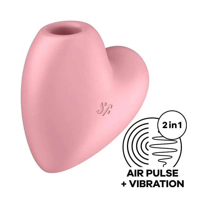 Вакуумний стимулятор Satisfyer Cutie Heart Light Red - фото 3