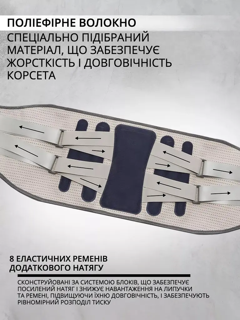 Підтримуючий пояс від болю в спині та попереку — Curve of the Spine - фото 5