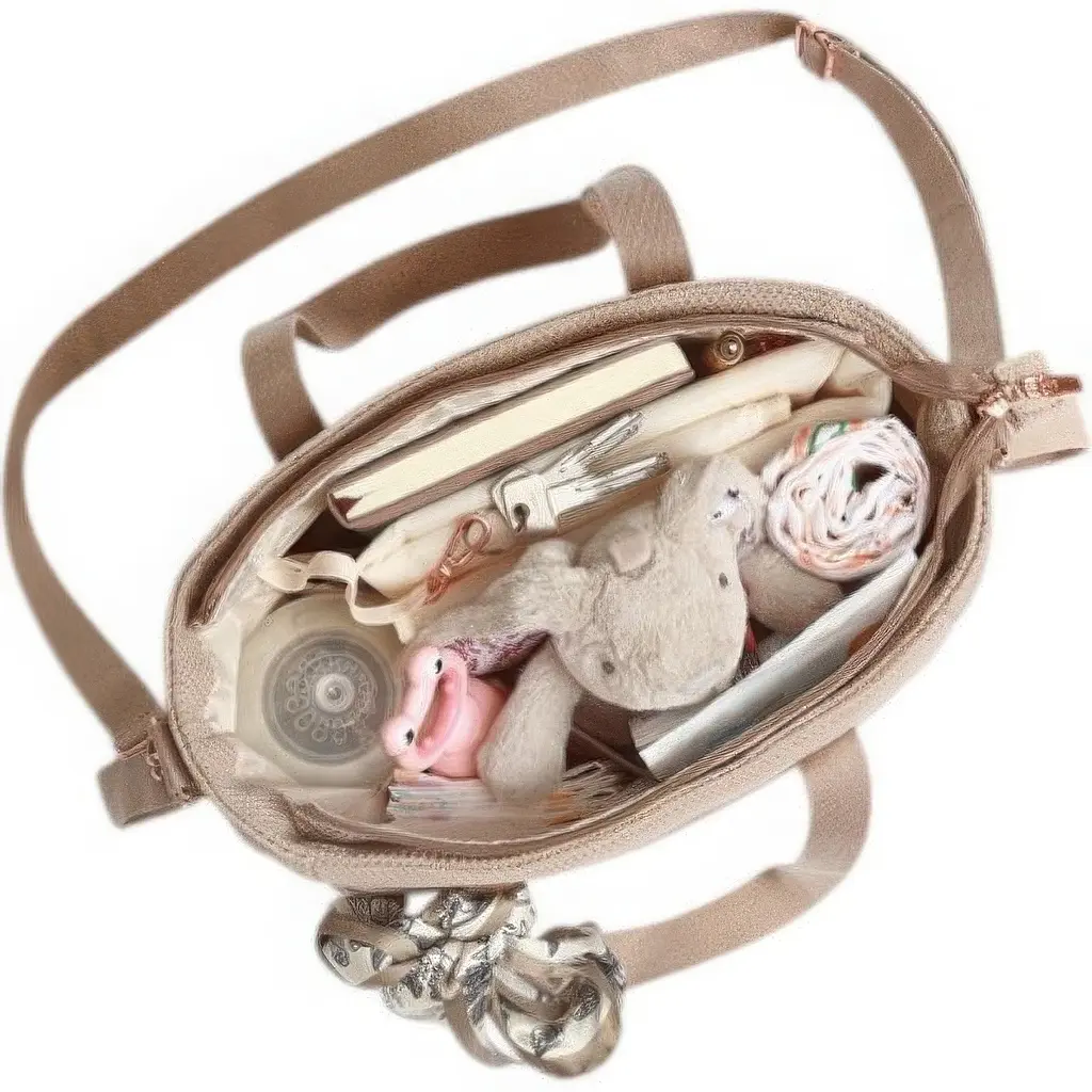 Сумка для мами BabyOno Carmen 30х15.5х26 см бежева (1571/02) - фото 6
