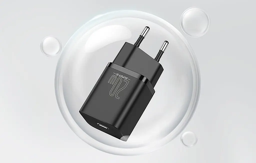 Зарядное устройство для Baseus 20W Super Si USB-C для Apple 8-12 серий (CCSUP-D01) черный - фото 3