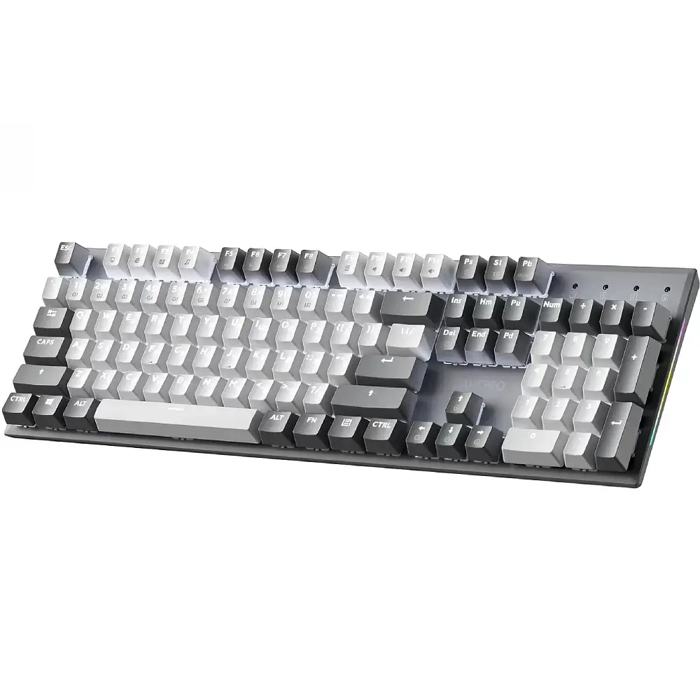 Клавіатура USB GamePro Genesis Metallic MK144G Outemu Red Switch UA LED Gray (MK144G) UA - фото 5