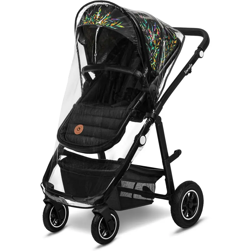 Коляска 2 в 1 Lionelo Amber Dreamin, чорна (LO-AMBER DREAMIN (2in1)) - фото 3