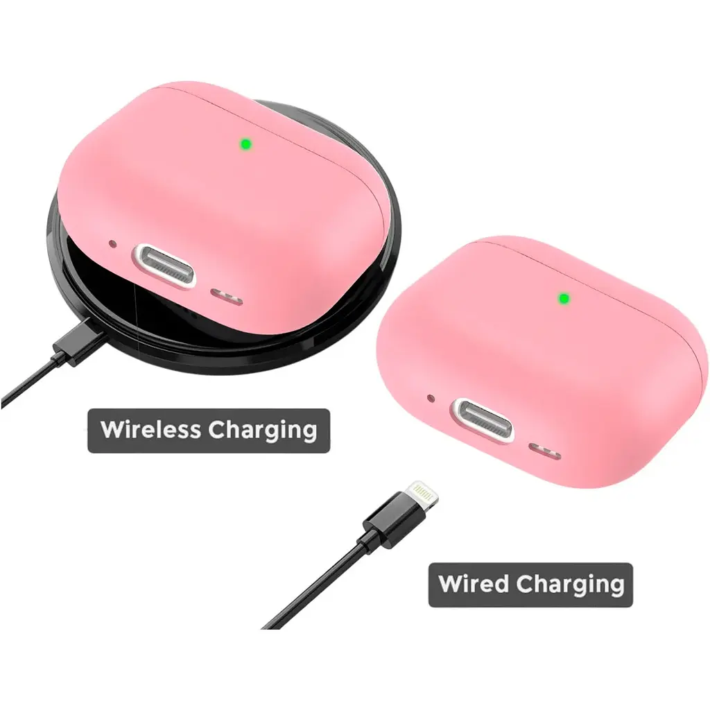 Чехол AhaStyle Ultra-Thin Colorful Silicone Case для Apple AirPods 4 Pink (CP-WG172-PK) [133829] - фото 3