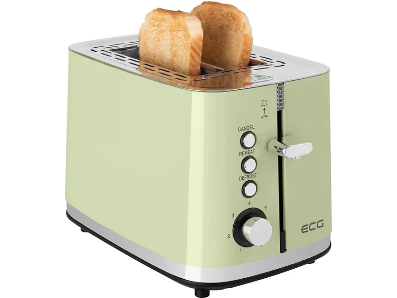 Тостер ECG ST 2766 Vintage Olive - фото 4