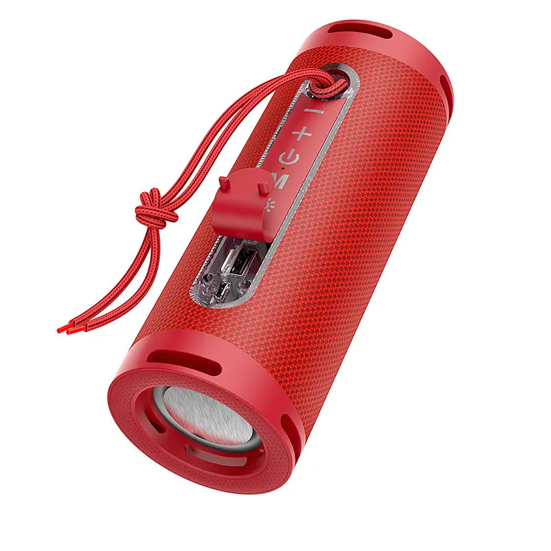 Колонка портативна Hoco HC9 Dazzling pulse sports BT speaker червоний - фото 2