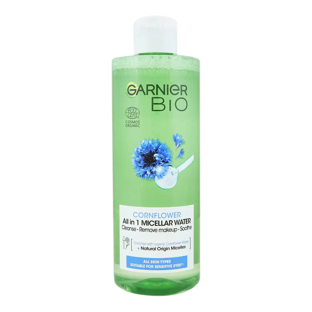 Міцелярна вода Garnier Bio з квітковою водою волошки 400 мл - фото 2