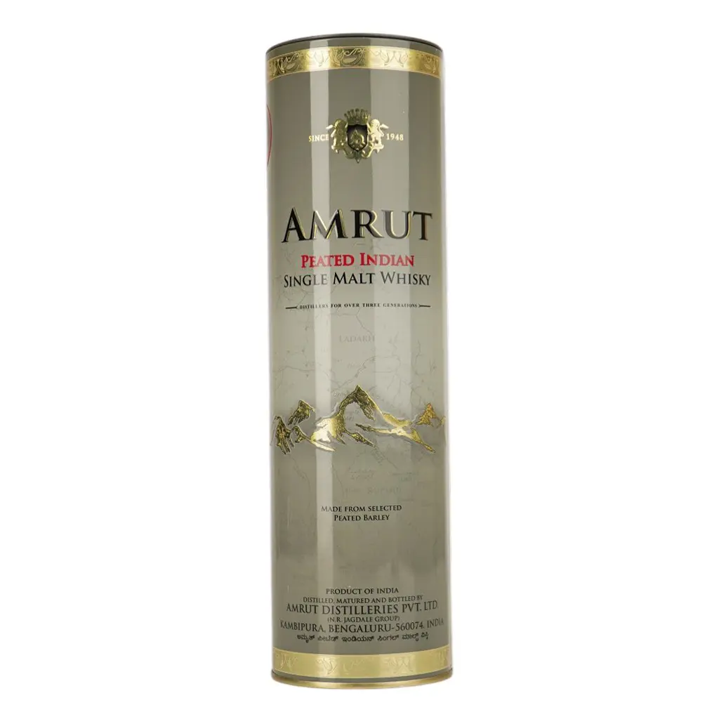 Виски Amrut Peated Indian Single Malt, 46%, 0,7 л, подарочная упаковка, - фото 3