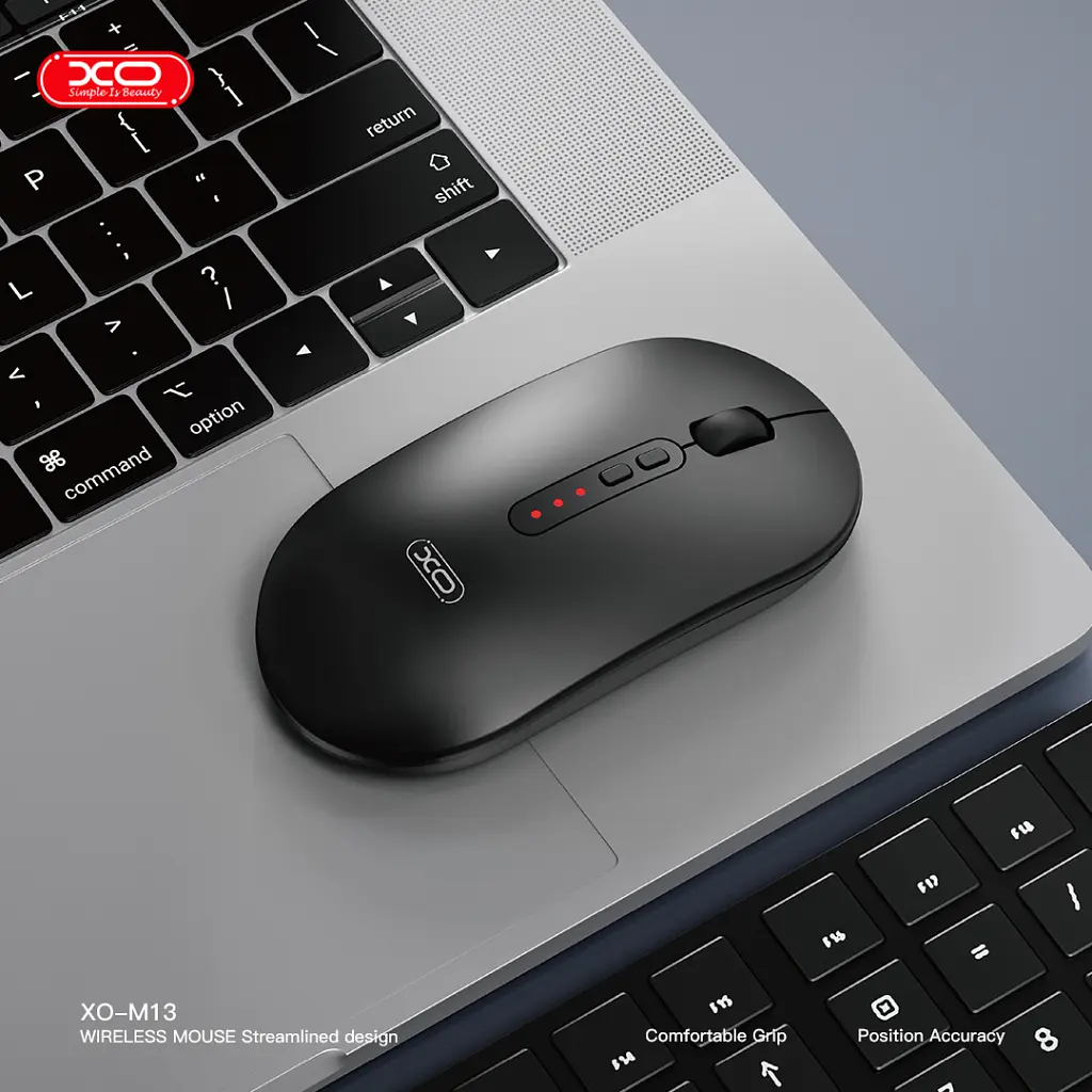 Мишка XO M13 Wireless Black (M13 Black) - фото 3
