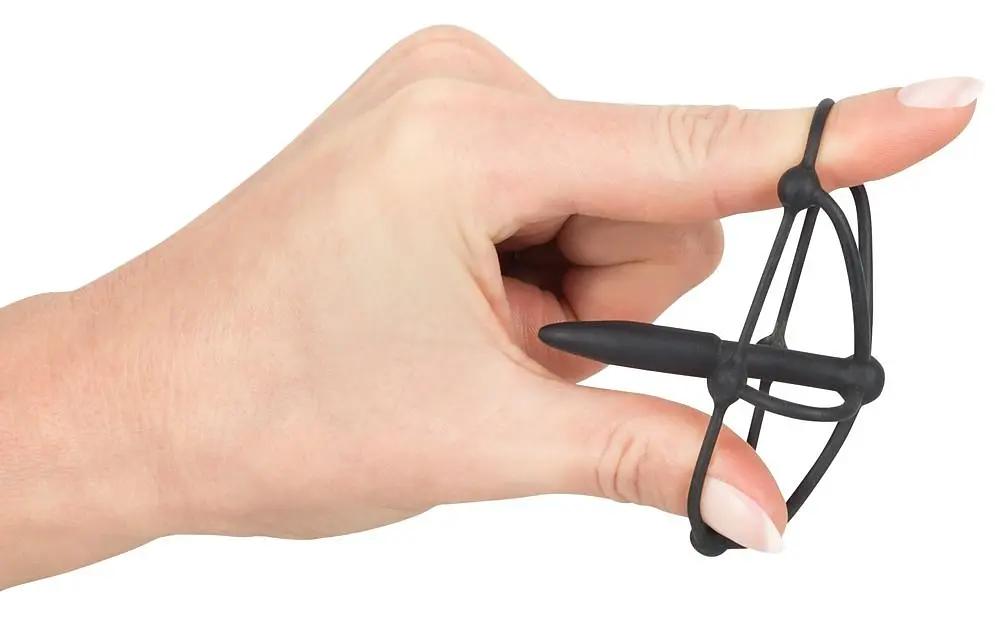 Стимулятор уретри Penis Plug with Glans Cage - фото 2