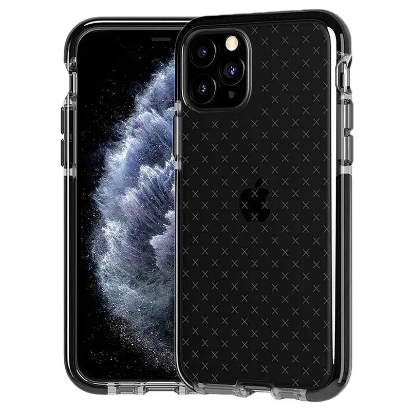 Протиударний чохол з антимікробним покриттям Tech21 Evo Check для iPhone 11 Pro Max (6.5") Smokey Black - фото 8
