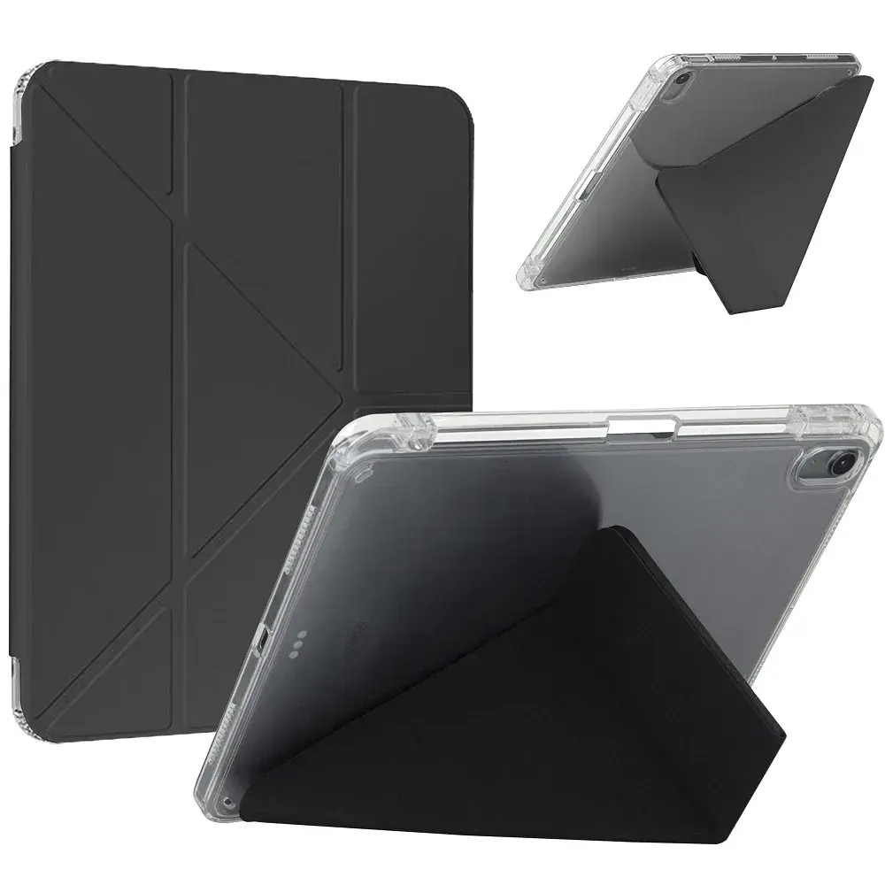 Чохол до планшета BeCover Ultra Slim Origami Transparent Apple iPad Air 11" M4 2026 Black (715183) - фото 2