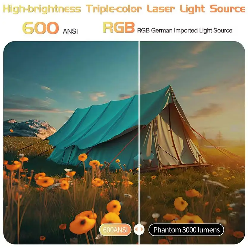 Портативный проектор Full HD TouYinger G5 с аккумулятором 15000 mAh XPRO (G5 (battery)_22399) - фото 13