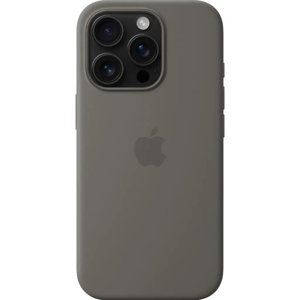 Чохол Silicone Case with MagSafe для Apple iPhone 16 Pro Stone Gray AAA [119567] - фото 4