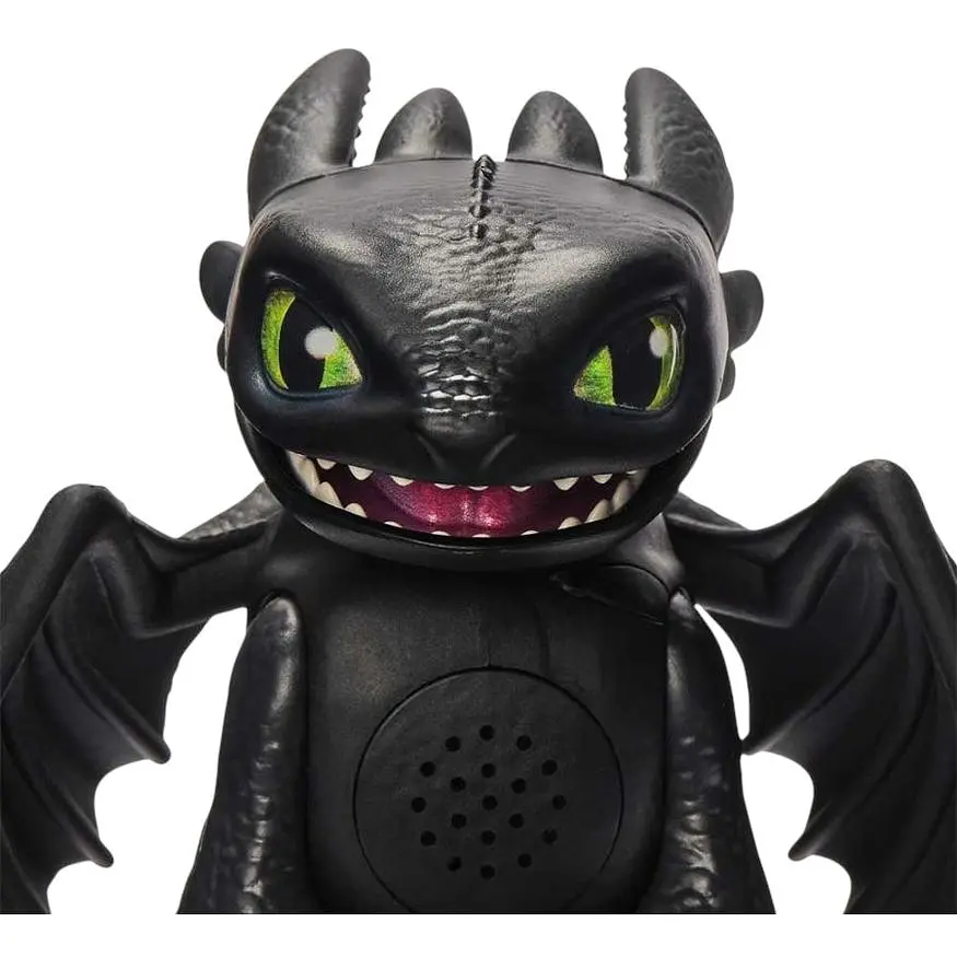 Интерактивный дракон Dragons Как приручить дракона Беззубик 10 см черный (SM66676/6074239) - фото 4